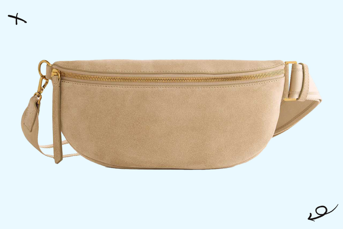 Quince Italian Suede Sling Bag 