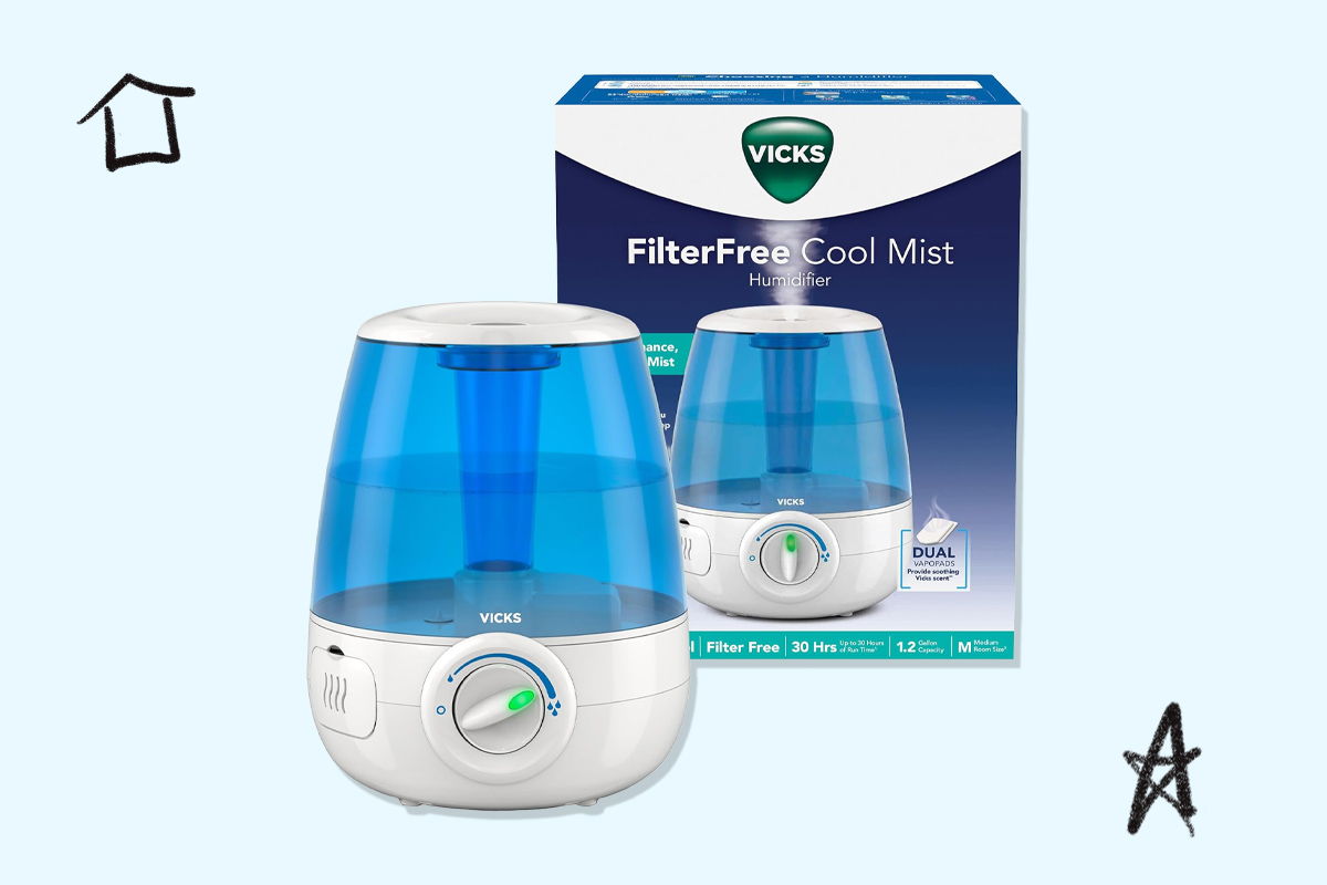Vicks Filter-Free Ultrasonic Humidifier 