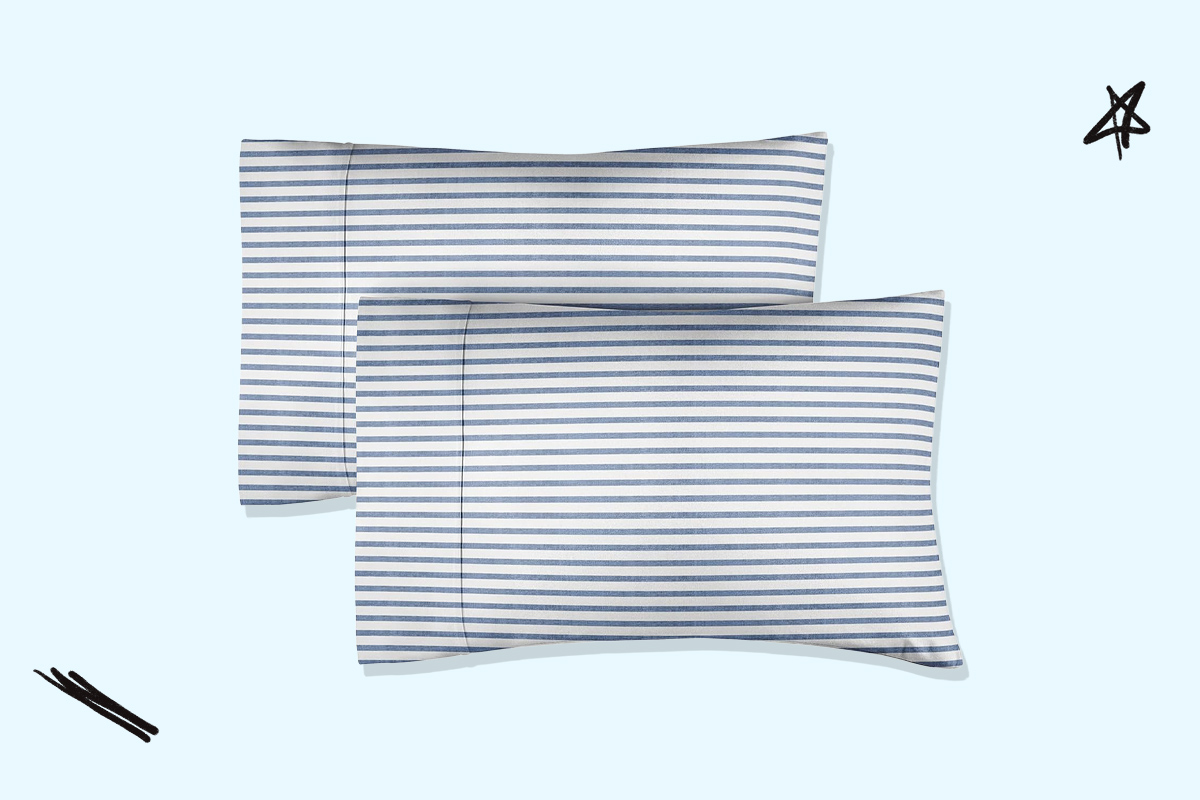 CGK Linens Queen Size Pillow Case Set 